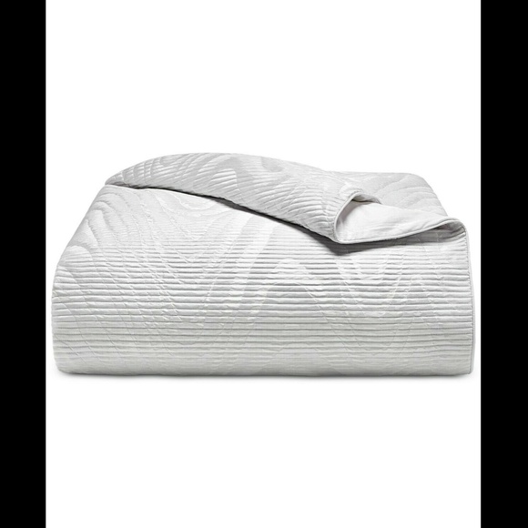 NEW Hotel Collection‎ Moire Full/Queen Duvet Cover